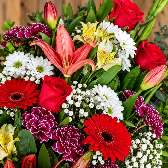 Ramo De Flores "Florencia" 3 Ramo De Flores "Florencia" - Texturas y colores de las flores