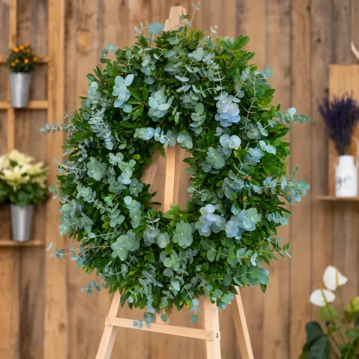 Corona De Flores Verde - Segundo ángulo