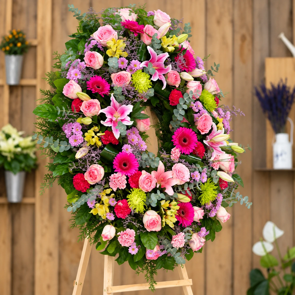 Corona De Flores «África» – Segundo ángulo Corona De Flores "África" - Segundo ángulo