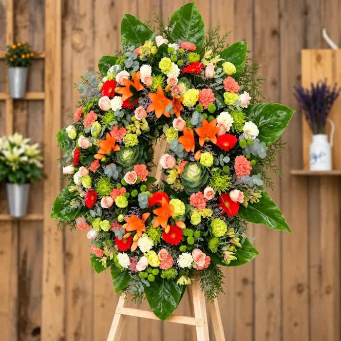Corona De Flores "América del Sur" - Segundo ángulo
