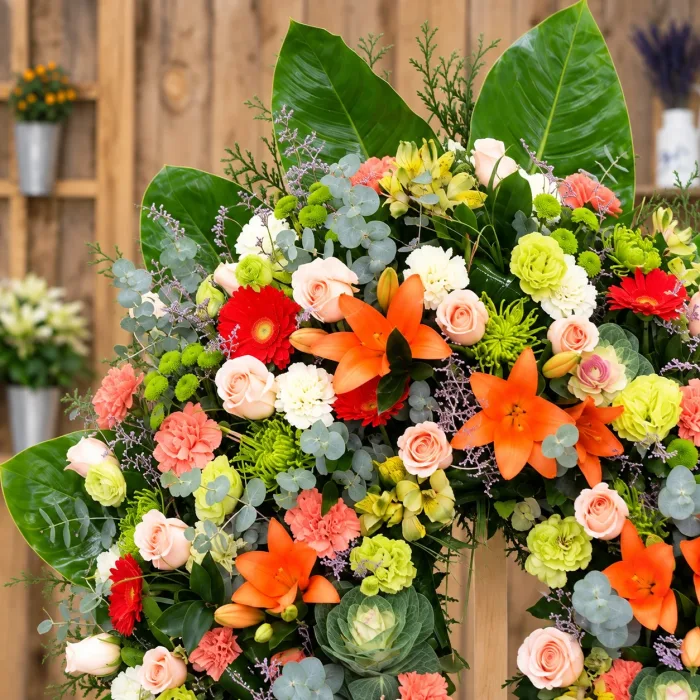 Corona De Flores "América del Sur" - Detalle floral 1