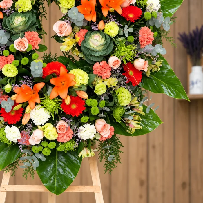 Corona De Flores "América del Sur" - Detalle floral 2