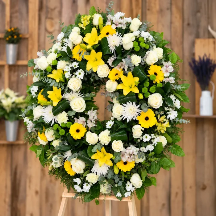 Corona De Flores "Asia" - Segundo ángulo