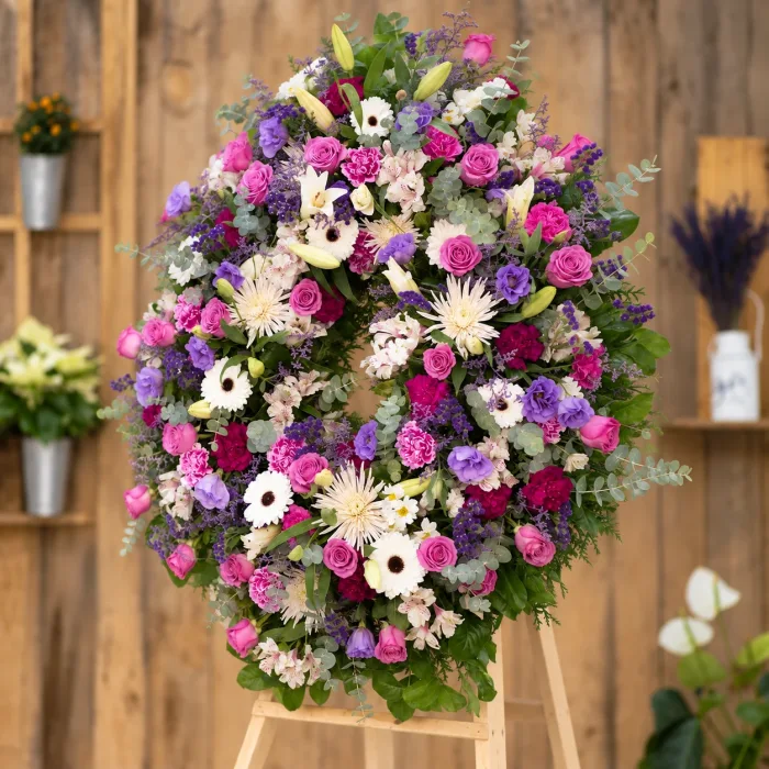 Corona De Flores "Oceanía" - Segundo ángulo