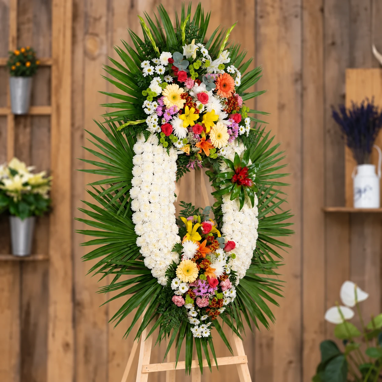 Corona De Flores Especial – Segundo ángulo Corona De Flores Especial - Segundo ángulo