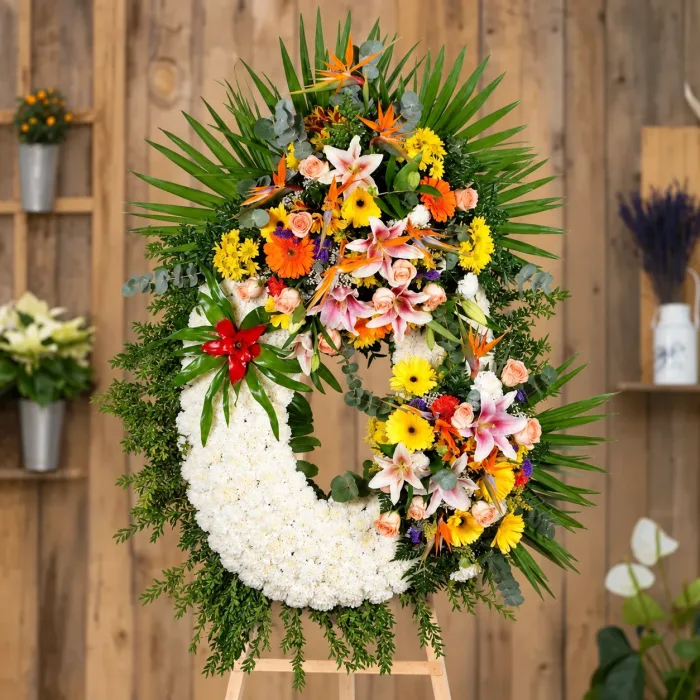 Coronas Urgentes 21 Corona De Flores Gran Cabecero