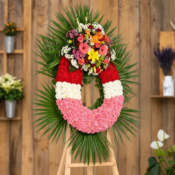 Corona De Flores Estandar - Segundo ángulo