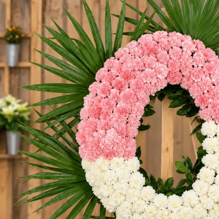 Corona De Flores Low Cost - Detalle floral 1
