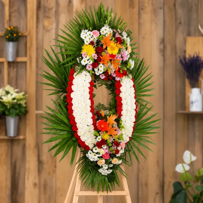 Corona De Flores 2 Cabeceros - Segundo ángulo