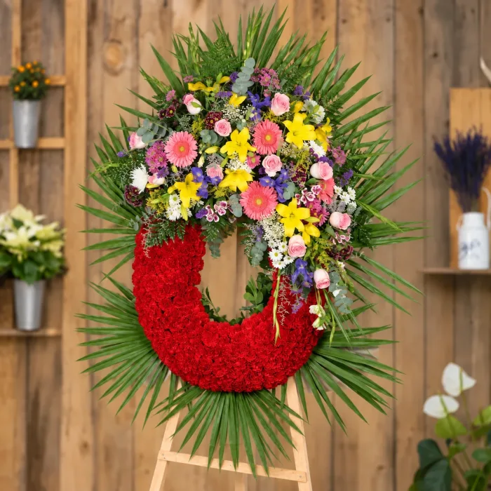 Corona De Flores Premium - Segundo ángulo