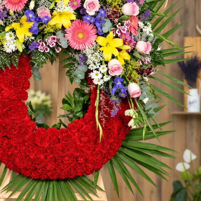 Corona De Flores Premium 4 Corona De Flores Premium - Detalle floral 2