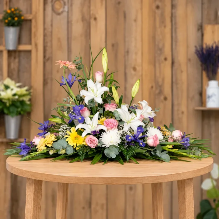 Almohadón De Flores Variado - Vista completa mejorada